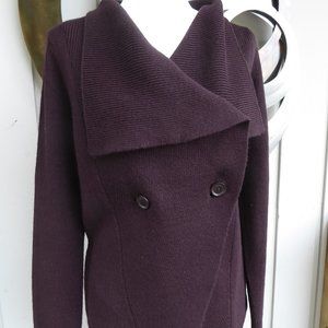 Stylish Plum Coloured Sweater, Size Med